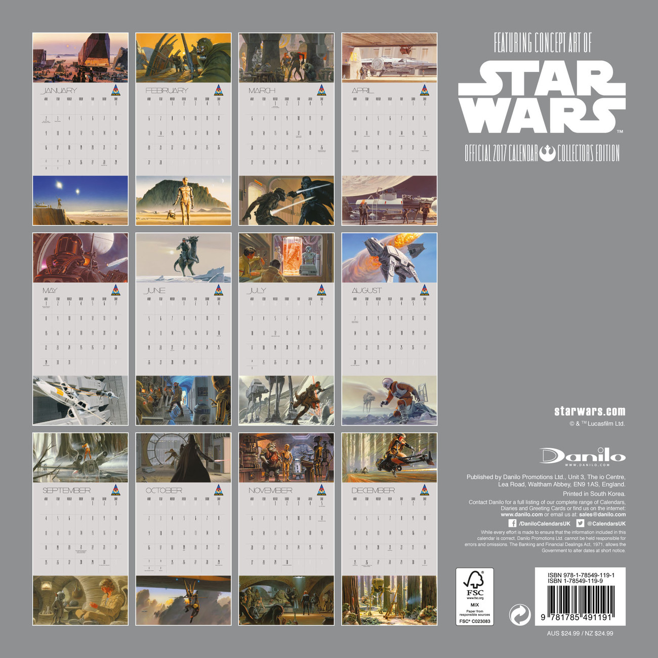 Star Wars - Calendriers  Achetez sur Europosters.fr