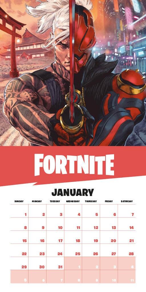 Fortnite Calendriers 2024 Achetez sur Europosters
