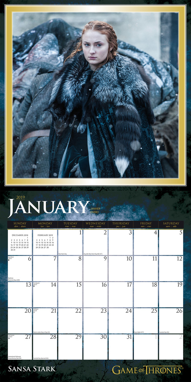 Game of Thrones Calendriers 2024 Achetez sur Europosters