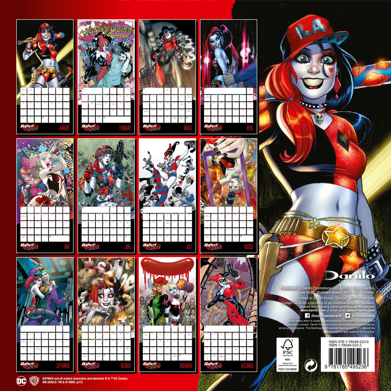 Harley Quinn Calendriers 2026 Achetez sur Europosters