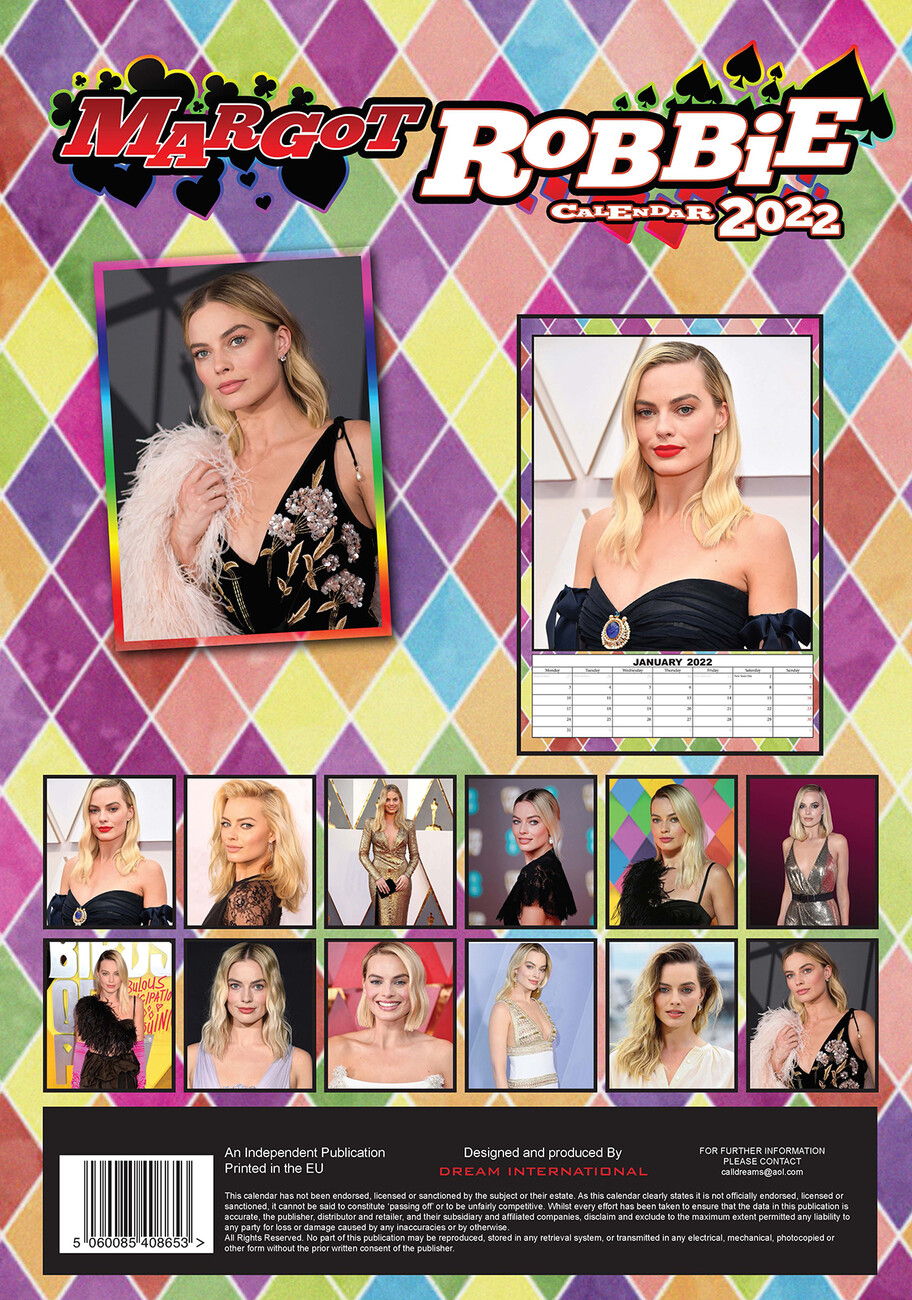 Calendrier 2026 Margot Robbie - Reliure Spirale Avec Planche De Renfort - 5