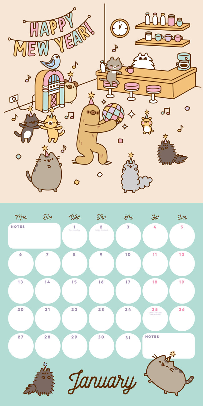 Pusheen Calendriers 2025 Achetez sur Europosters