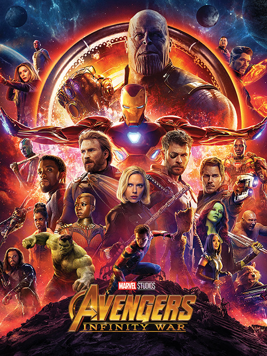 Canvas Wall Art Avengers: Infinity War - One Sheet | Canvas Prints ...