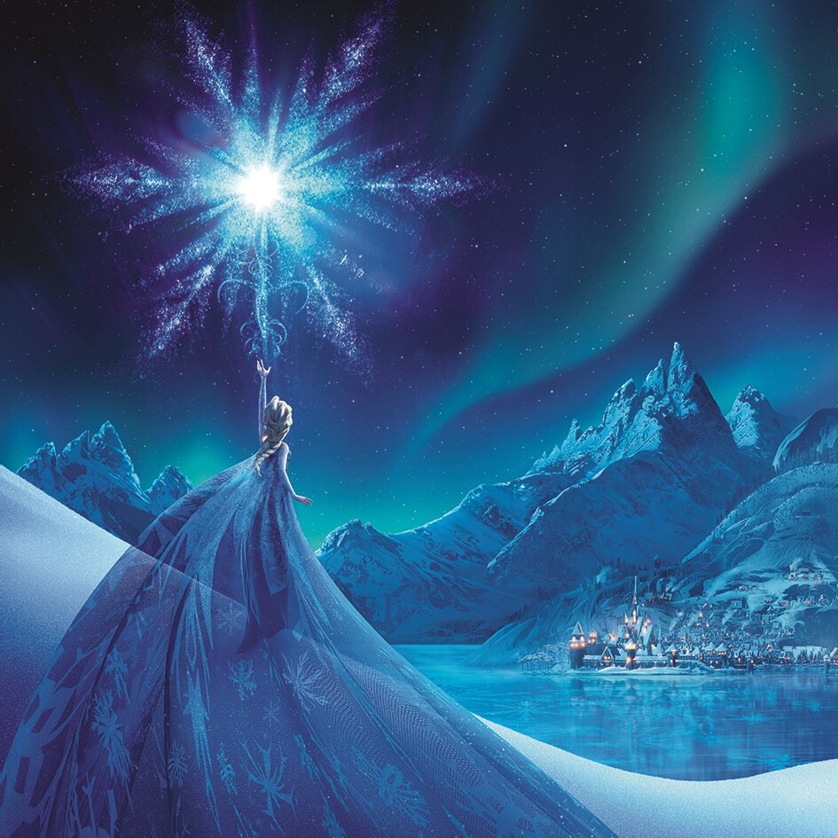 Canvas print Frozen - Elsa Blue  Fine Art Prints & Wall Decorations