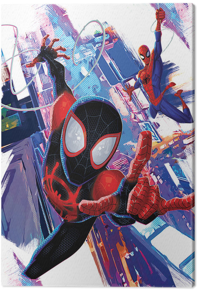 Canvas print Spider-Man: Into The Spider-Verse - Duo | Fine Art Prints &  Wall Decorations