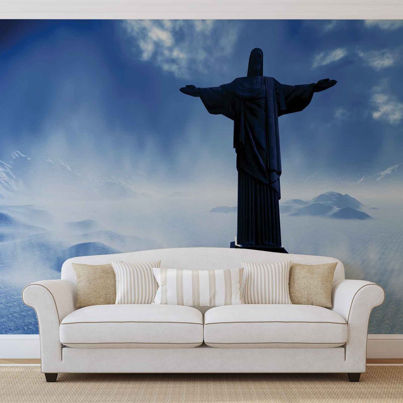 Poster da parete grandi Rio de Janeiro - Christ and Botafogo Bay, Regali &  Merchandise