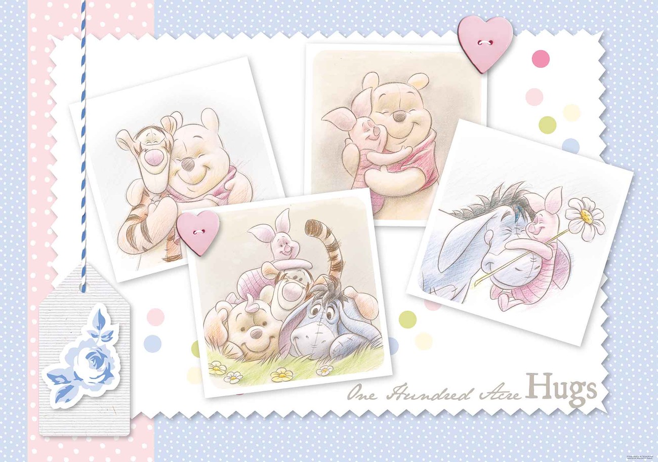 Carta da parati - Disney Winnie Pooh Pimpi Tigro Ih-Oh