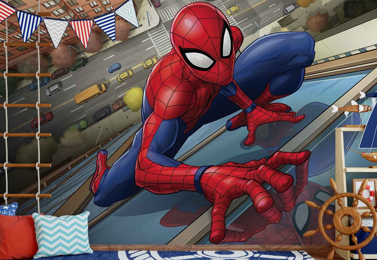 Marvel Spiderman sfondo decorazione del partito Spider Man