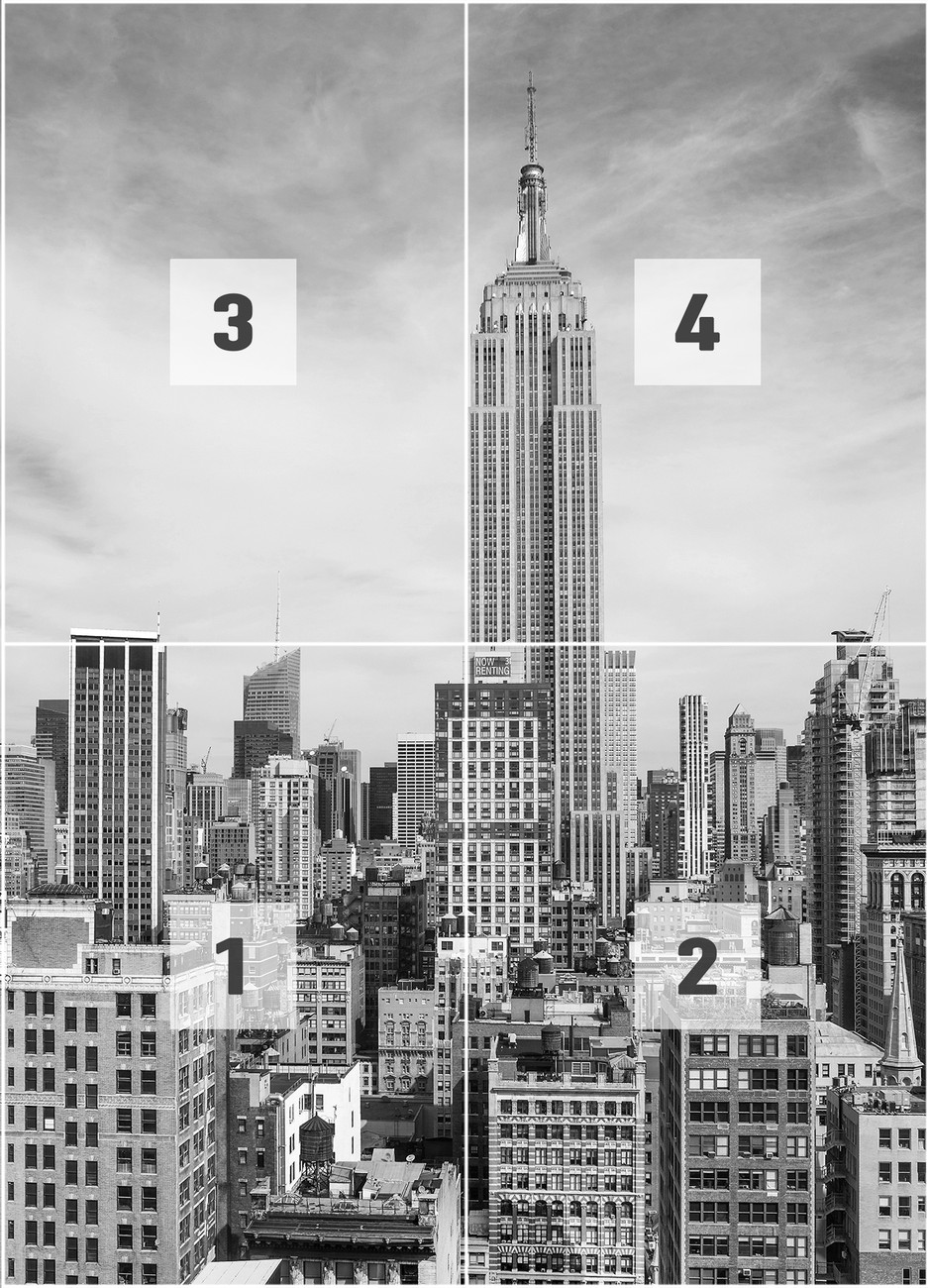 Carta Da Parati New York The Empire State Building Europosters It