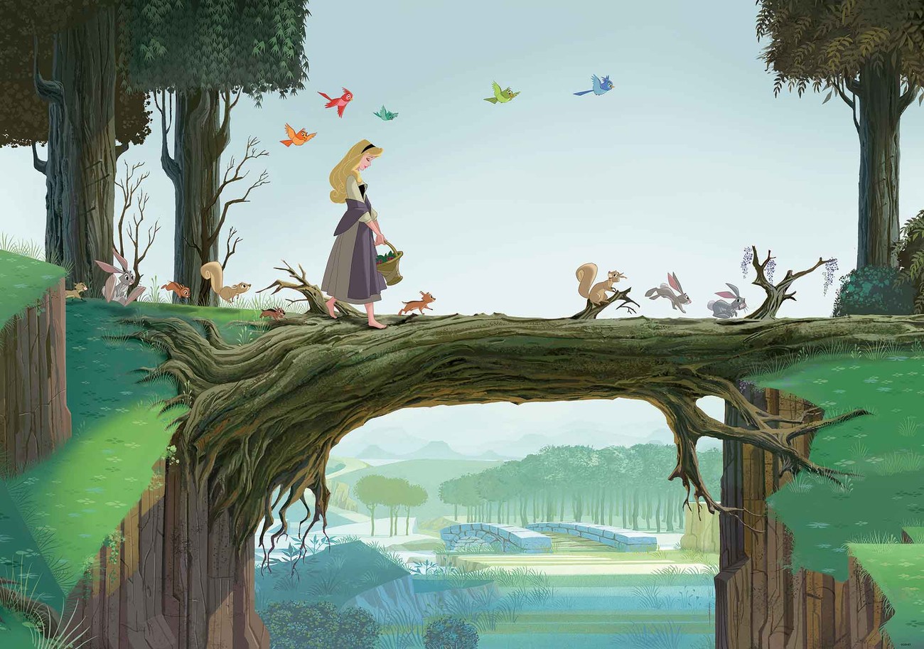 Carta da parati Principesse Disney La Bella Addormentata nel Bosco