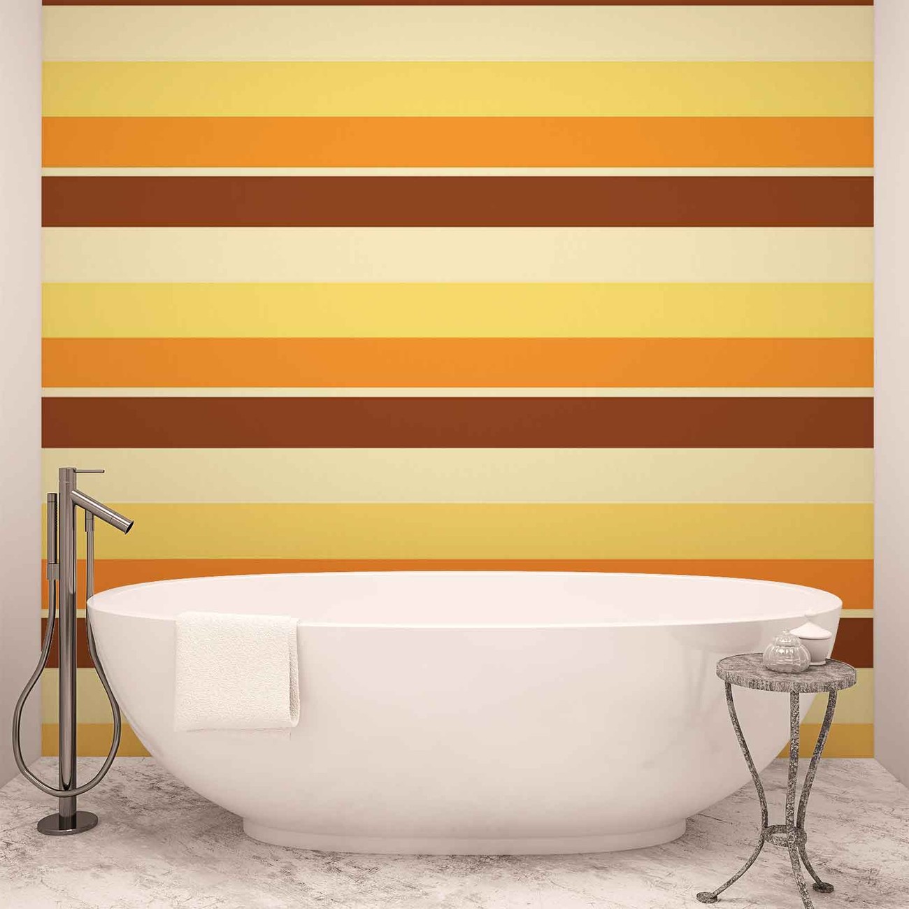 Carta Da Parati A Righe, Tessuto Non Tessuto Shades Iconic Bianco Verde - Foto 2