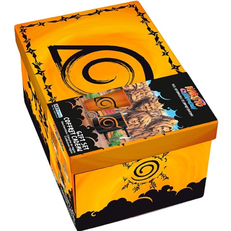 Coffret Cadeau - Naruto - Verre Xxl / Pins / Carnet - Konoha - Gadget -  Achat & prix