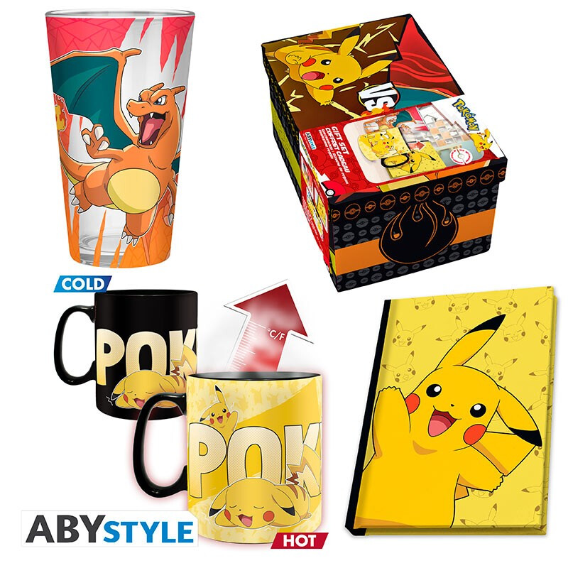 POKEMON - COFFRET CADEAU - CAHIER + 5 CARTES POSTALES + MUG 315 ML -  PIKACHU - LA CITE MAGIQUE VERDUN à Verdun