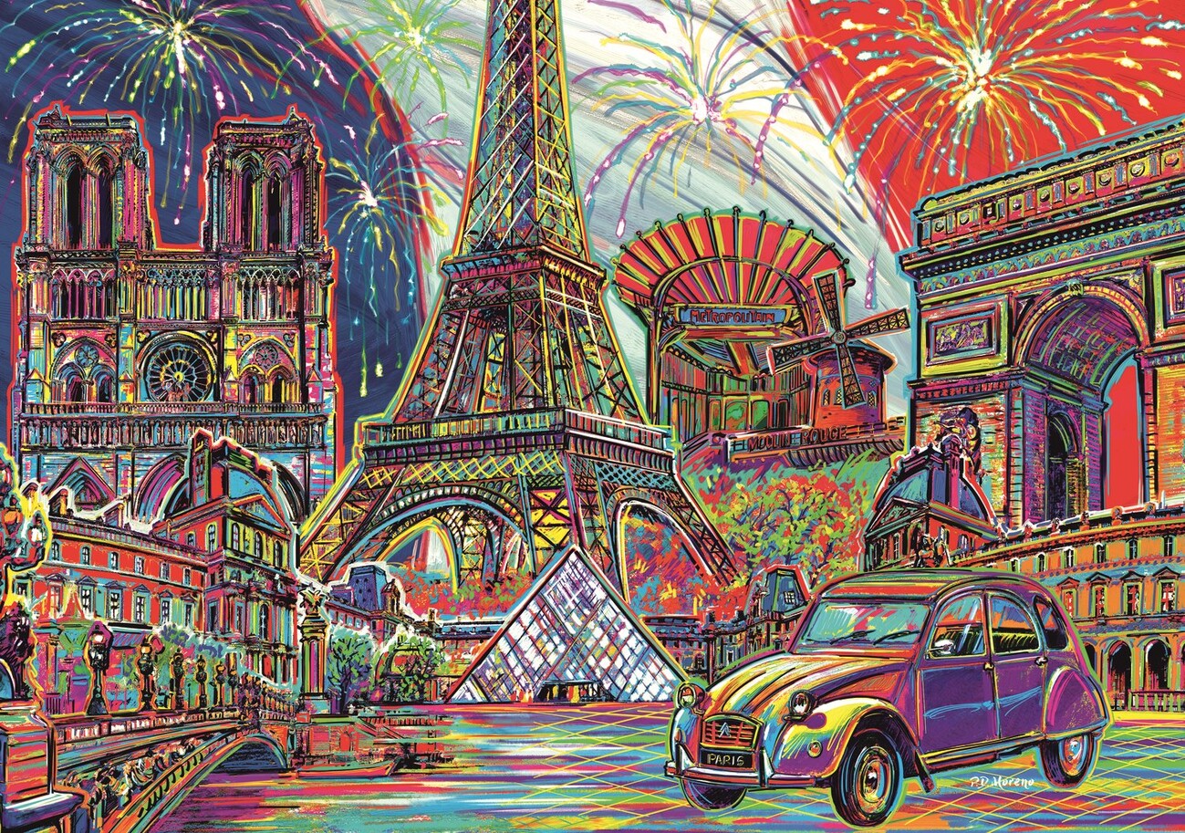 "1000" Colours of Paris Puzzles 