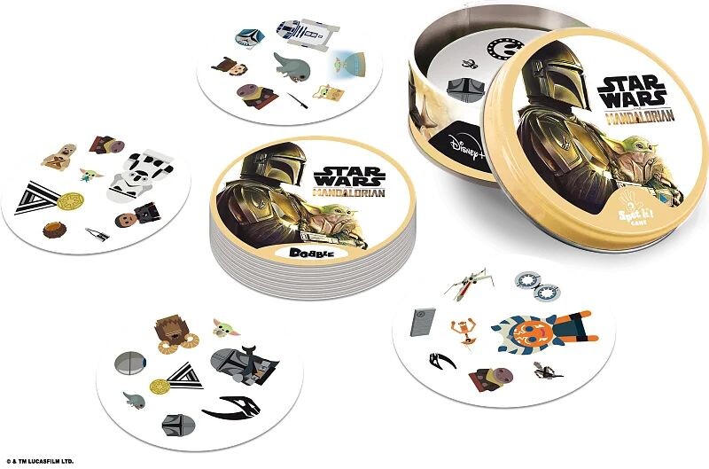 Gioco da tavolo Dobble Star Wars - The Mandalorian, Poster, regali, merch