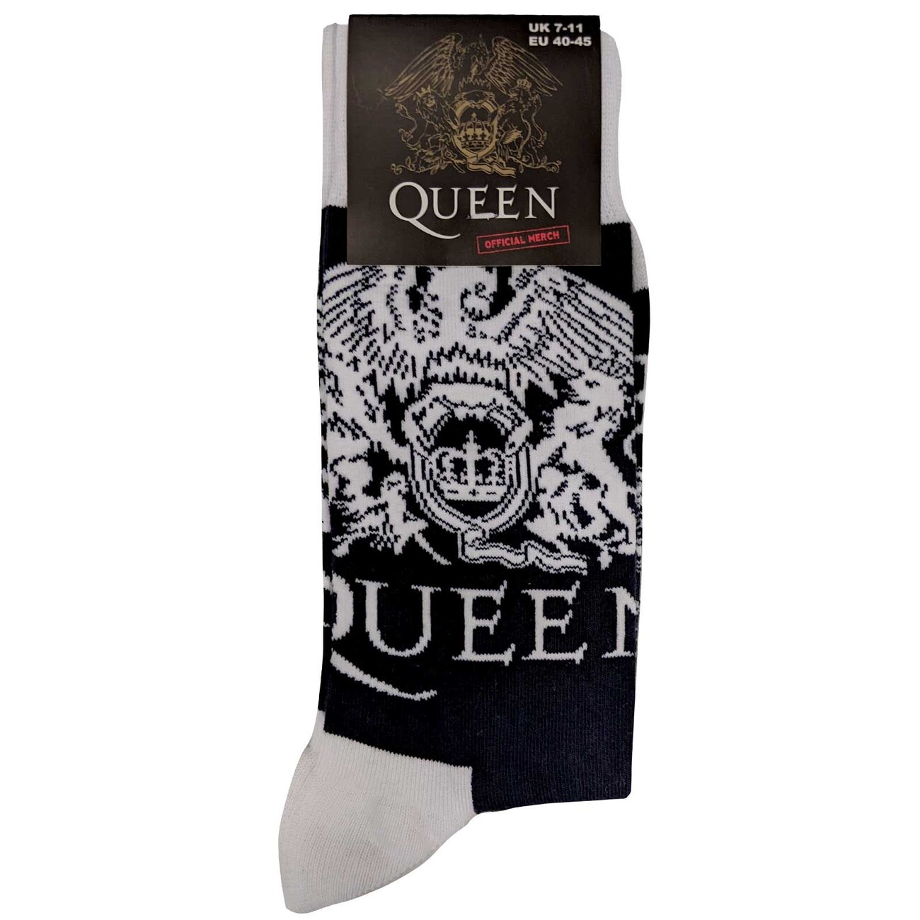 Socks Queen White Crests Clothes and accessories for merchandise fans