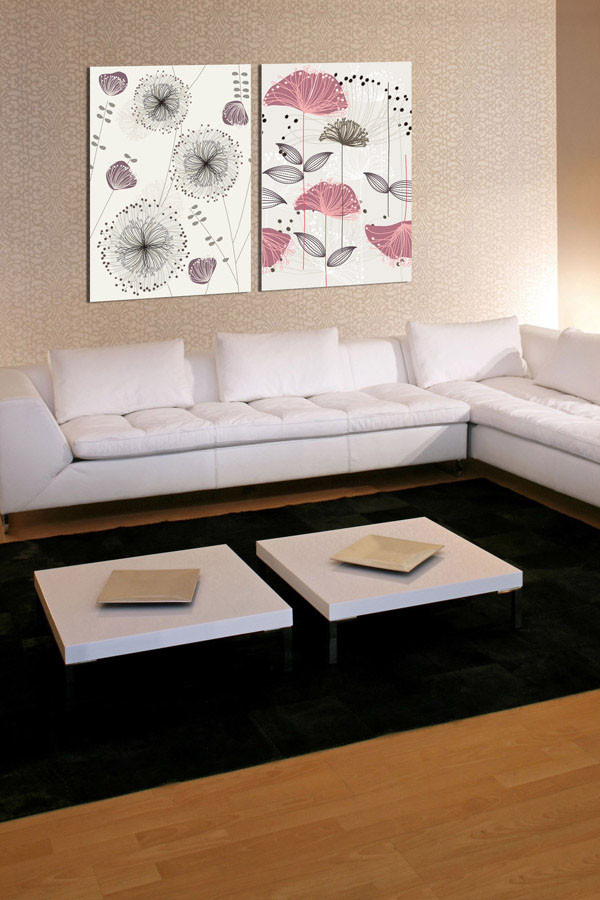Art - Sketch of Flowers Modern kép