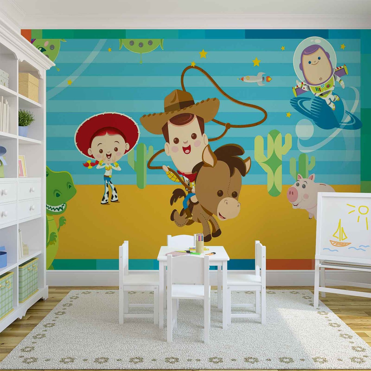 tellen Doe een poging rib Disney Baby Toy Story Fotobehang, Behang - Bestel nu op EuroPosters.nl