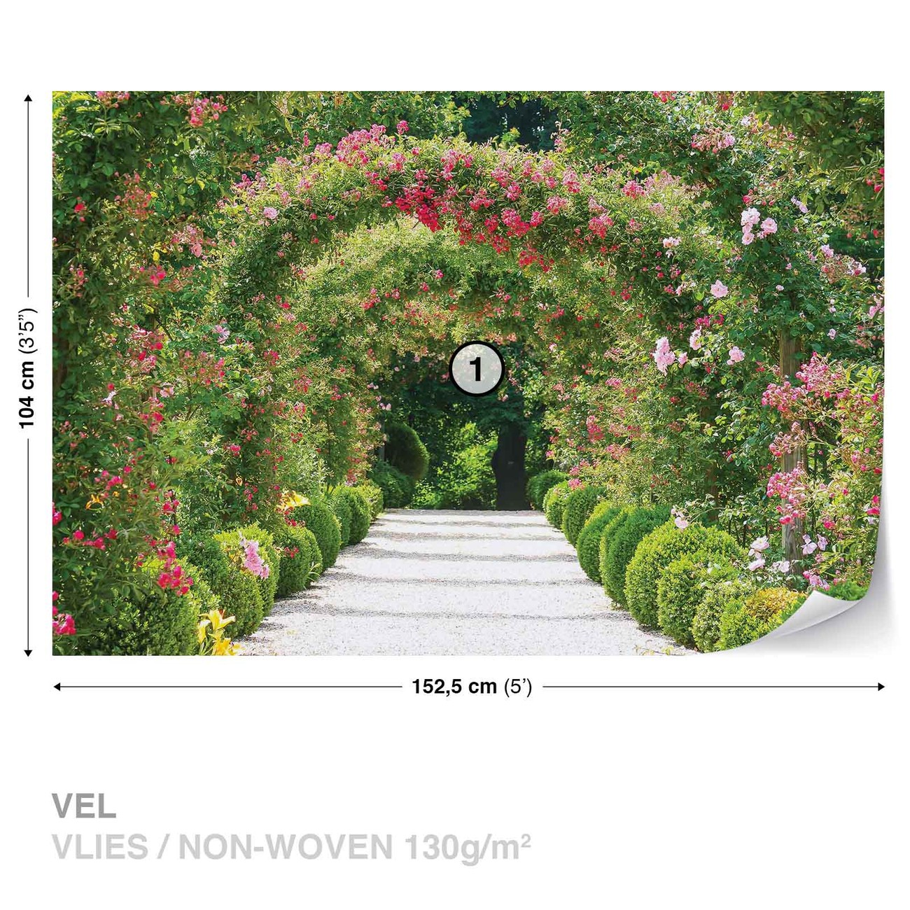 Fotomural Camino del jardin Naturaleza, Papel pintado | Europosters.es