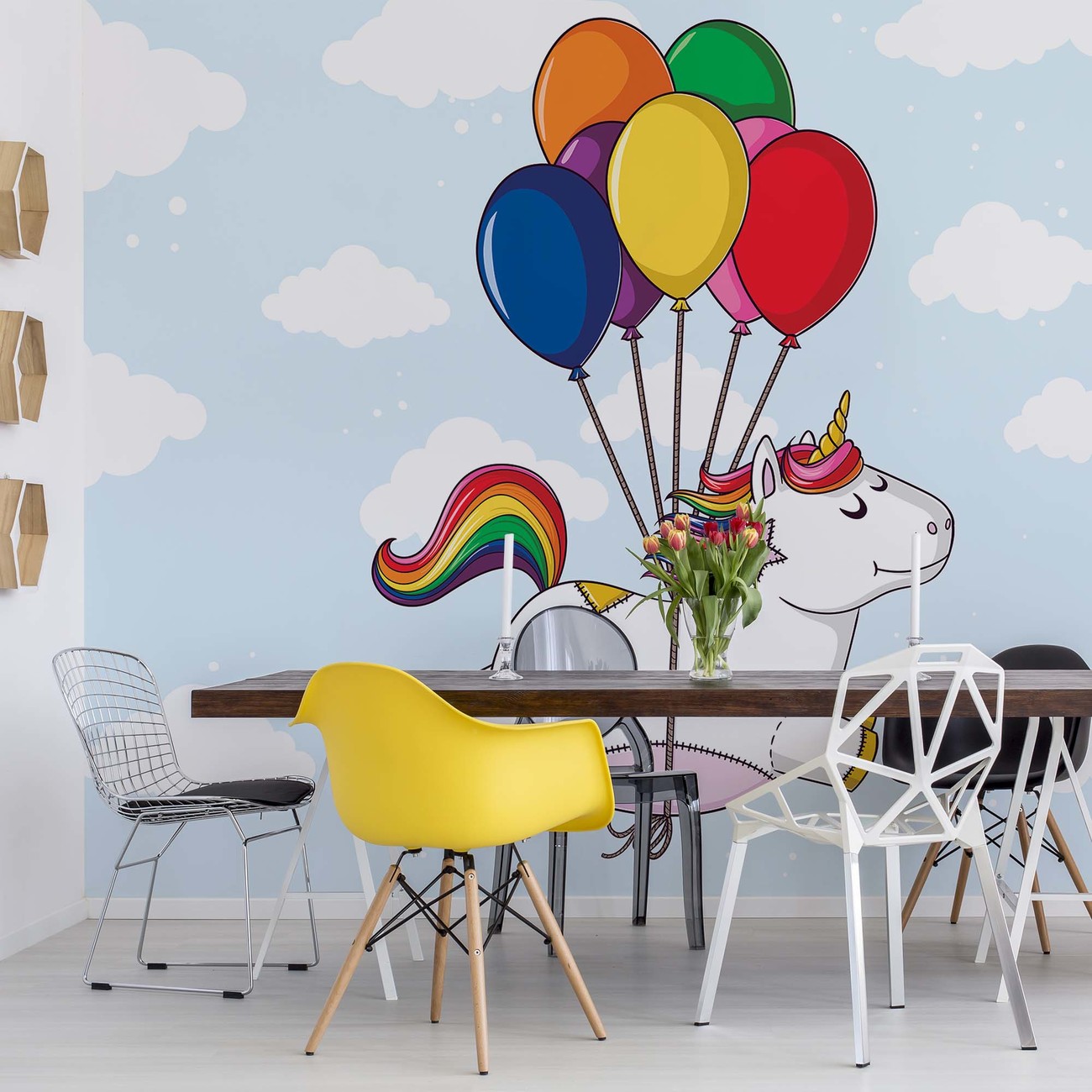Flying Unicorn With Balloons Fototapet | Kjøp hos Europosters Stoler Arkiver Side 2 av 3 Pegus Møbler