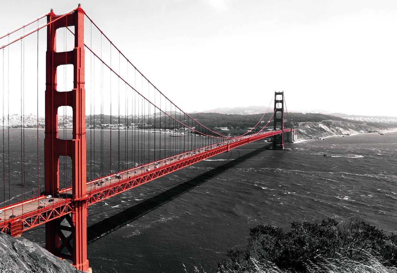 Fototapete, Tapete City Golden Gate Bridge bei EuroPosters - Kostenloser  Versand