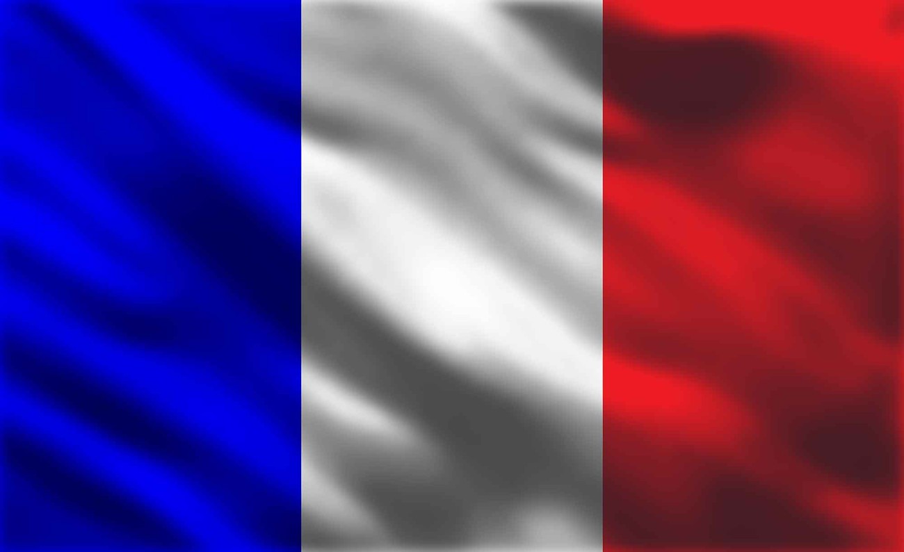 Französische Flagge Frankreich Fototapete