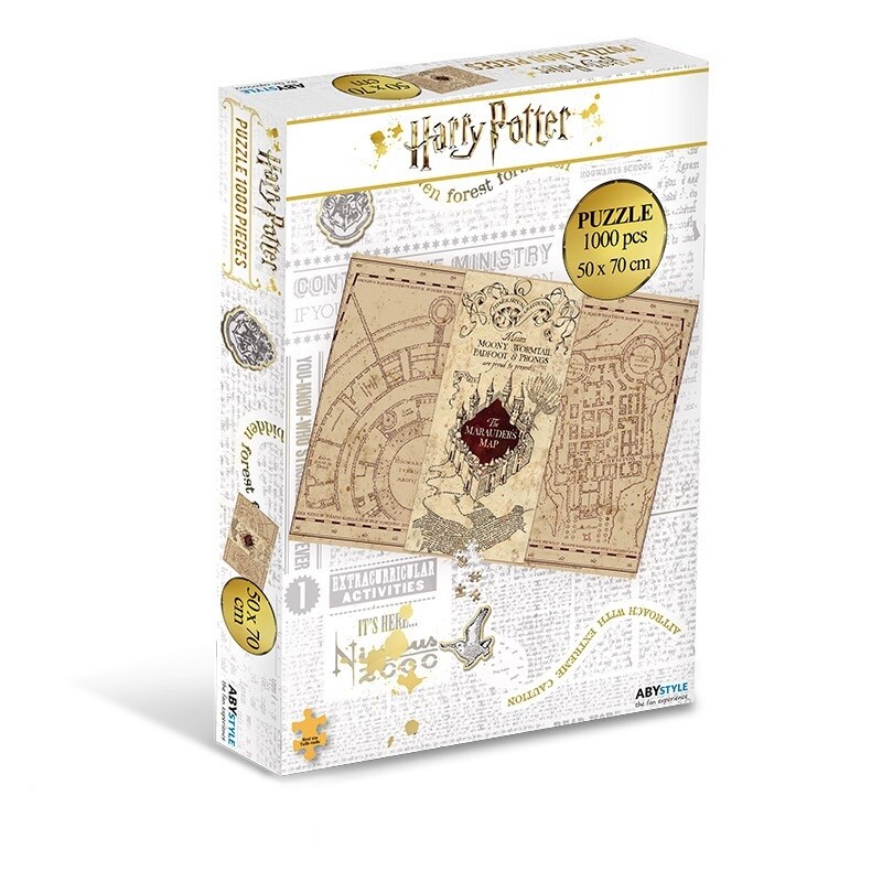 Puzzle Harry Potter - Carte de Maraudeur