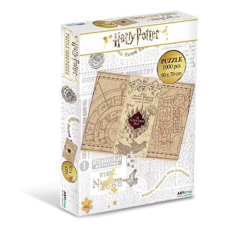 Puzzles Harry Potter Karte des Rumtreibers Originelle Geschenkideen