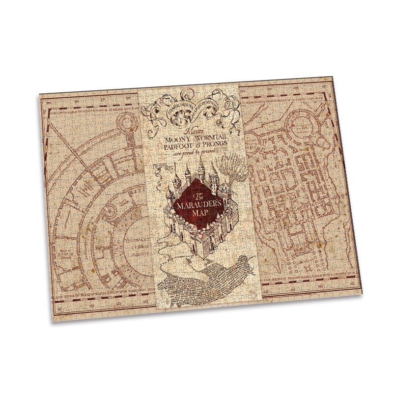 Puzzles Harry Potter Karte des Rumtreibers Originelle Geschenkideen Europosters