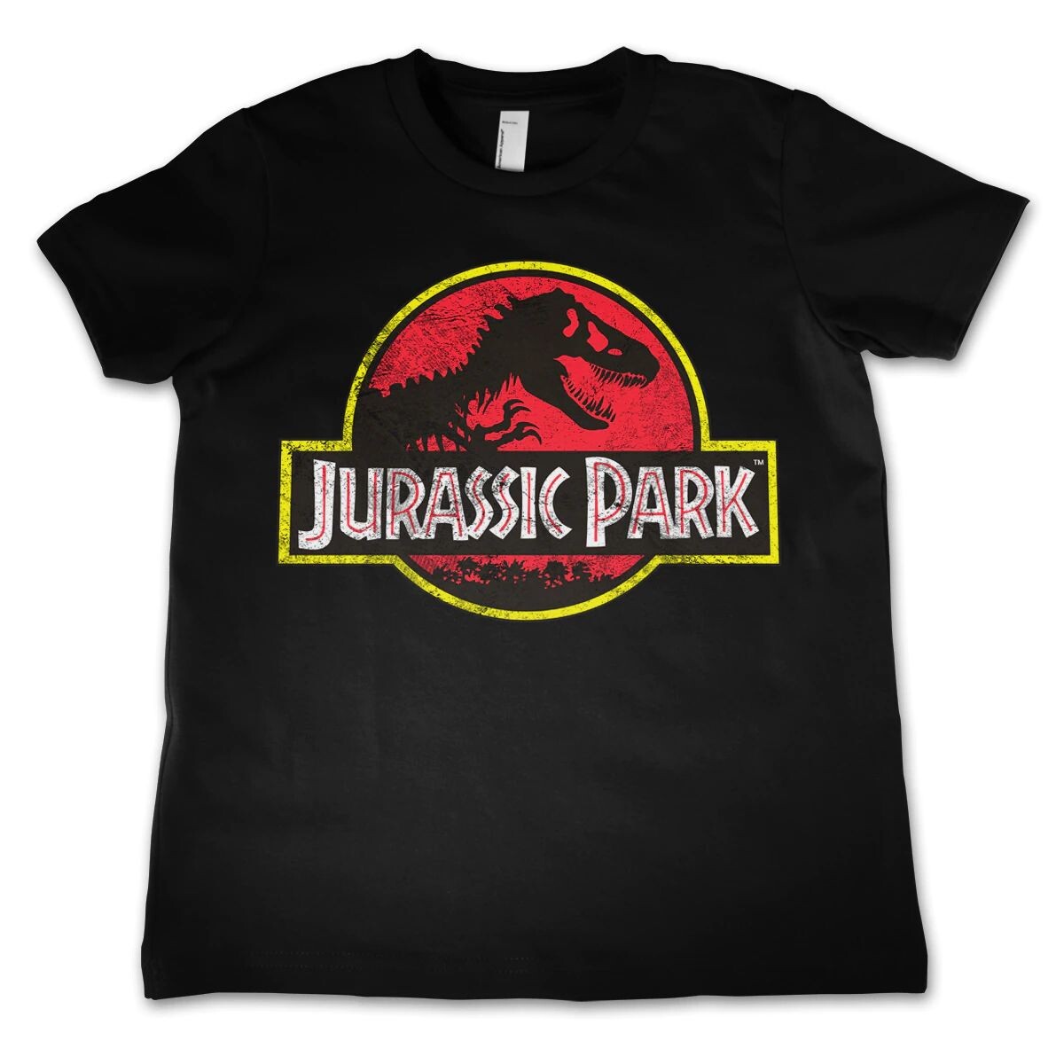 Film Jurassic Park Distressed Logo Männer Kapuzenpullover schwarz   Fan-Merch