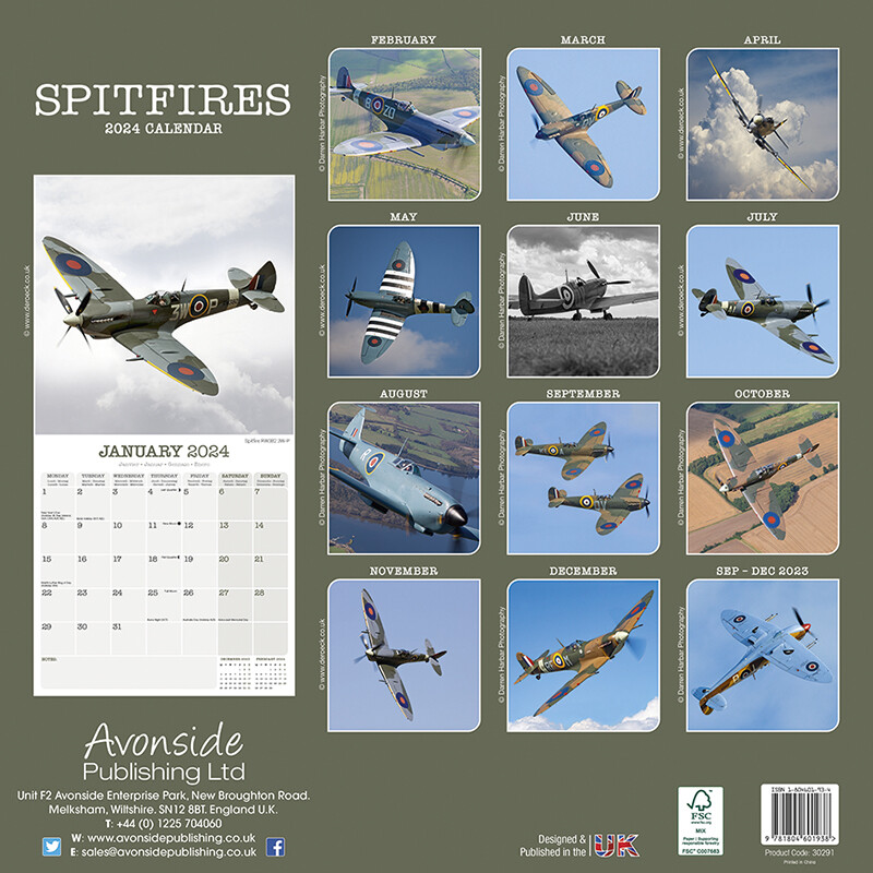 Spitfires Kalend E Na Ze 2024 Kup Na Posters Cz   Spitfires I179329 