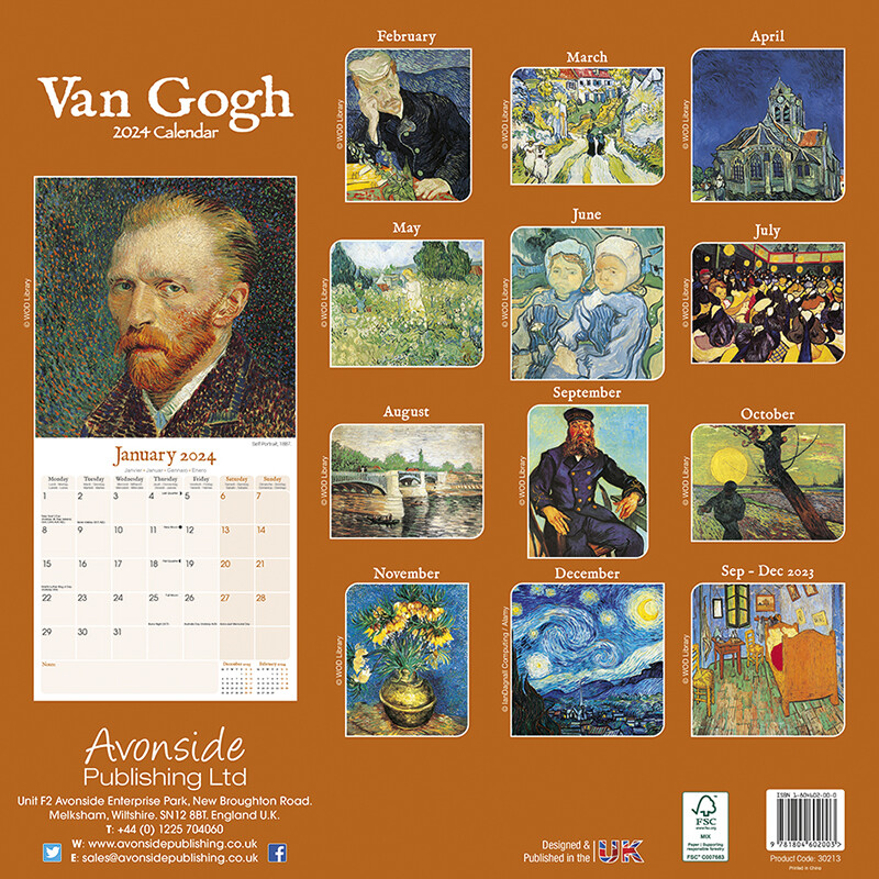 Vincent Van Gogh Kalend E Na Ze 2024 Kup Na Posters Cz   Vincent Van Gogh I179287 