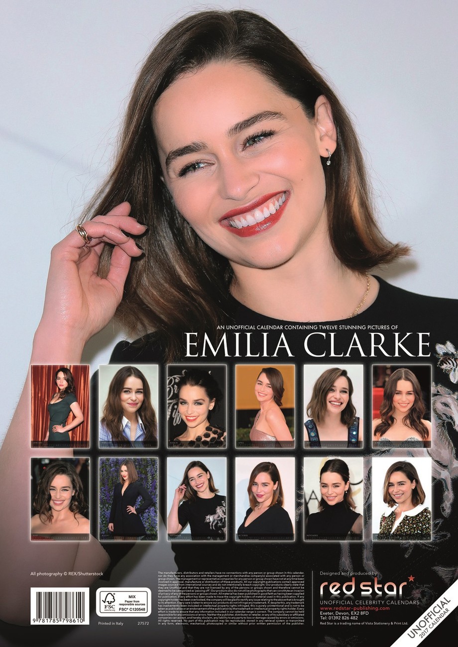 Emilia Clarke Kalendarz 2019 Kup Na Posterspl