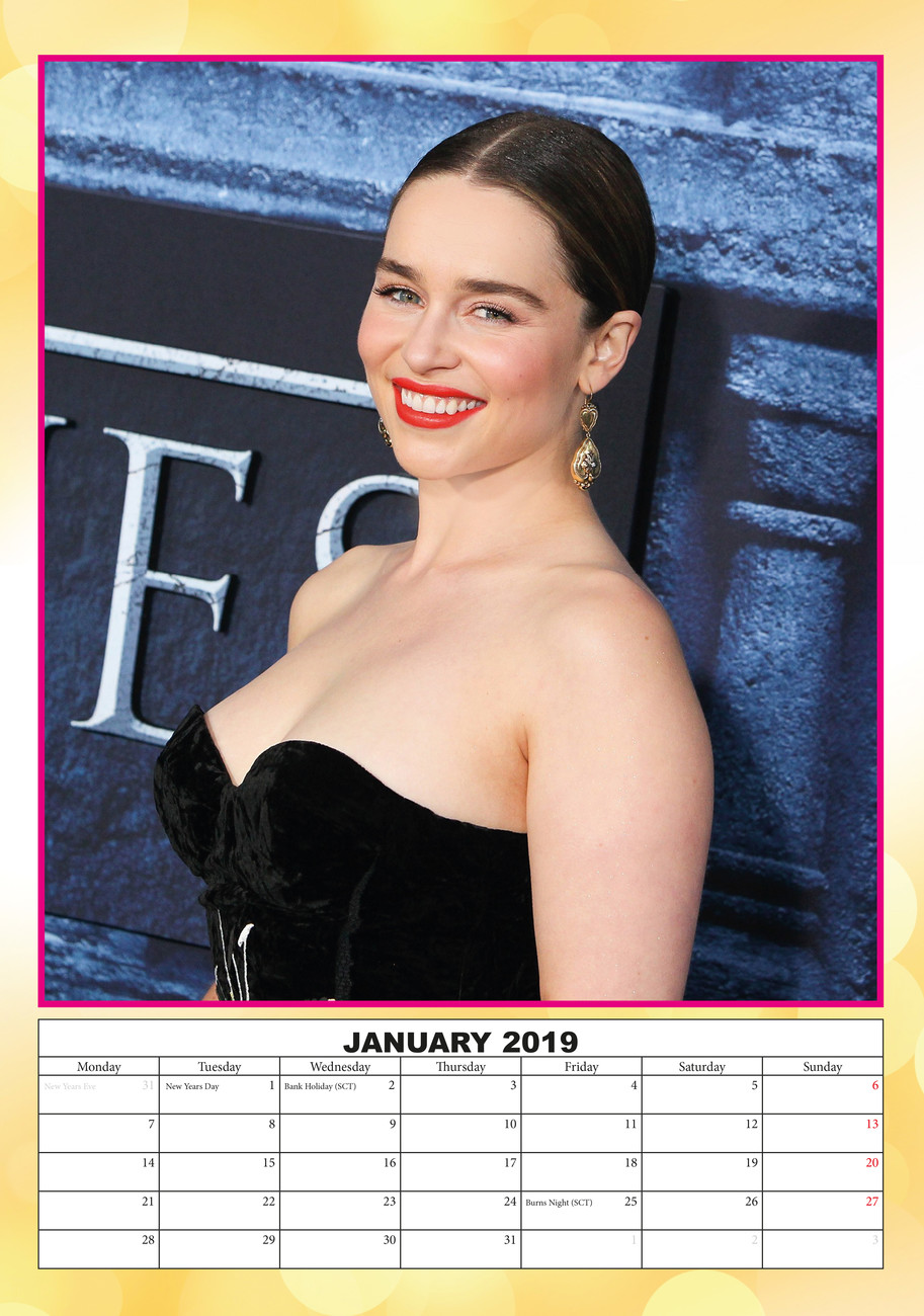 Emilia Clarke Kalendarz 2019 Kup Na Posterspl