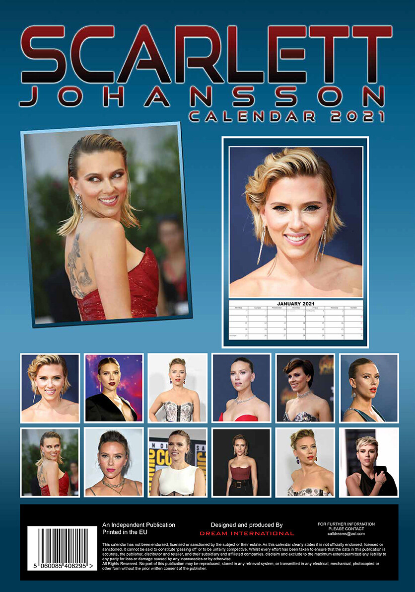 Scarlett Johansson Wandkalender Bei Europosters