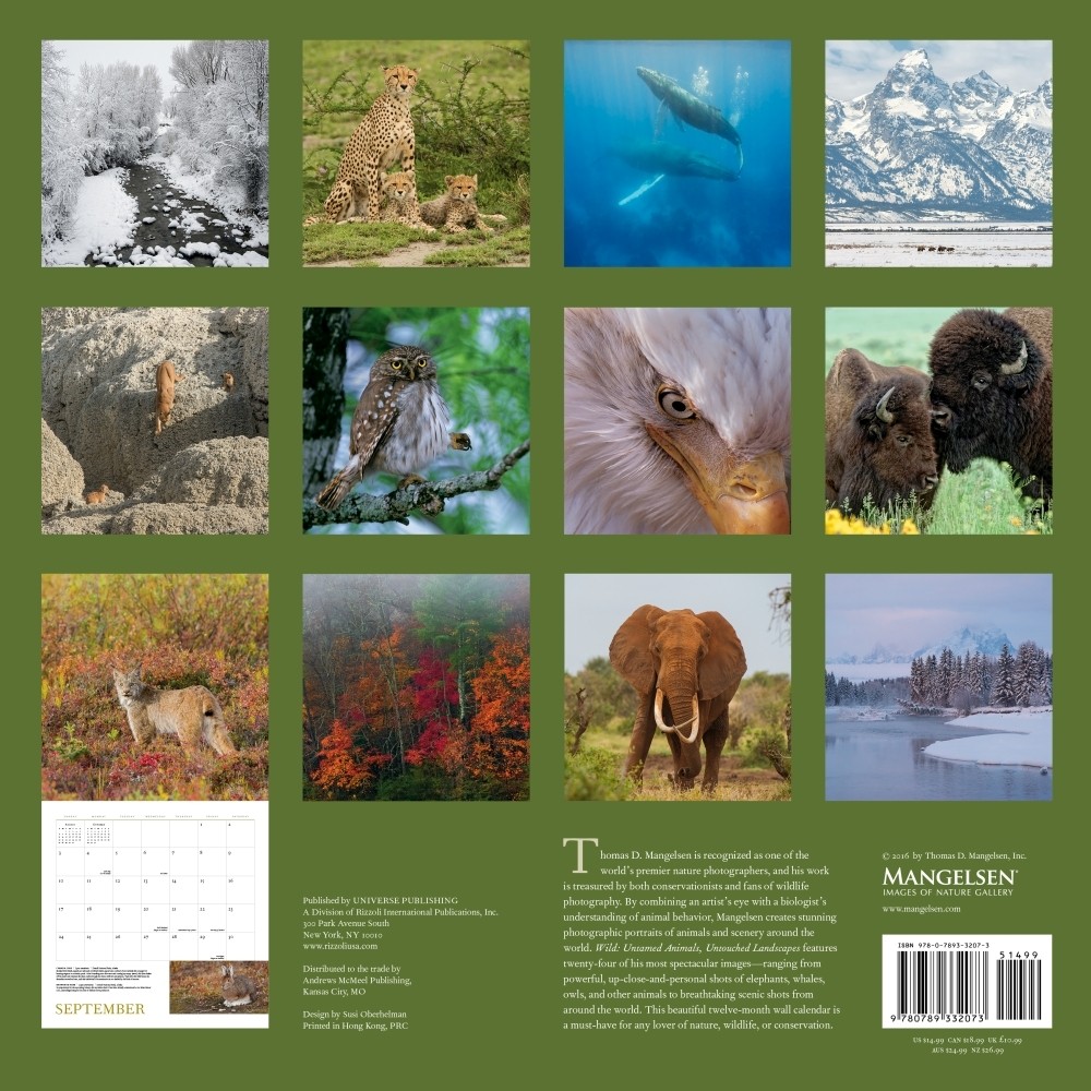 Wild Nature - Wandkalender  bei Europosters