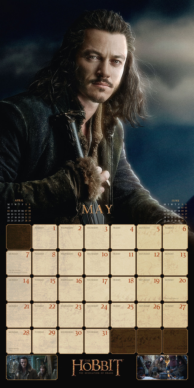 Der Hobbit - Wandkalender 2018  Kaufen bei Europosters