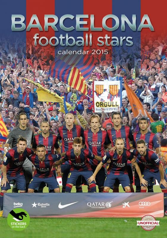 Mathis fluweel Prestigieus FC Barcelona - Wandkalender 2015 | Kaufen bei Europosters