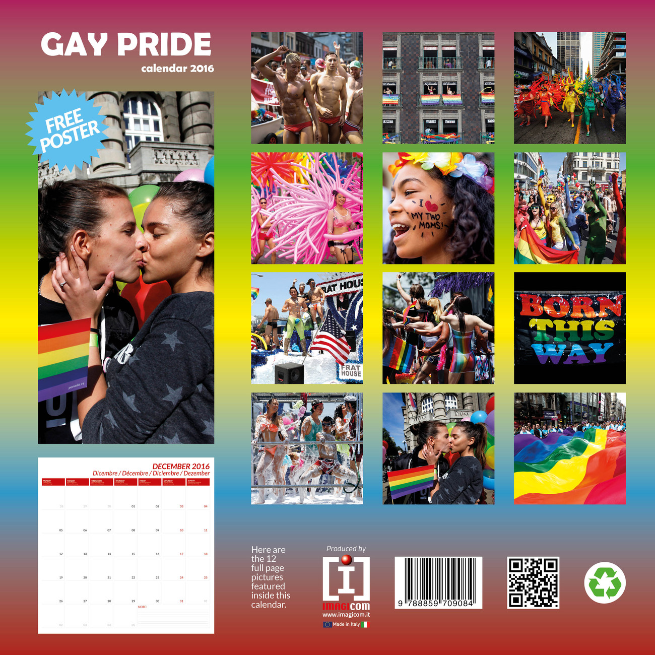 Gay Pride Wandkalender 2022 Bei Europosters