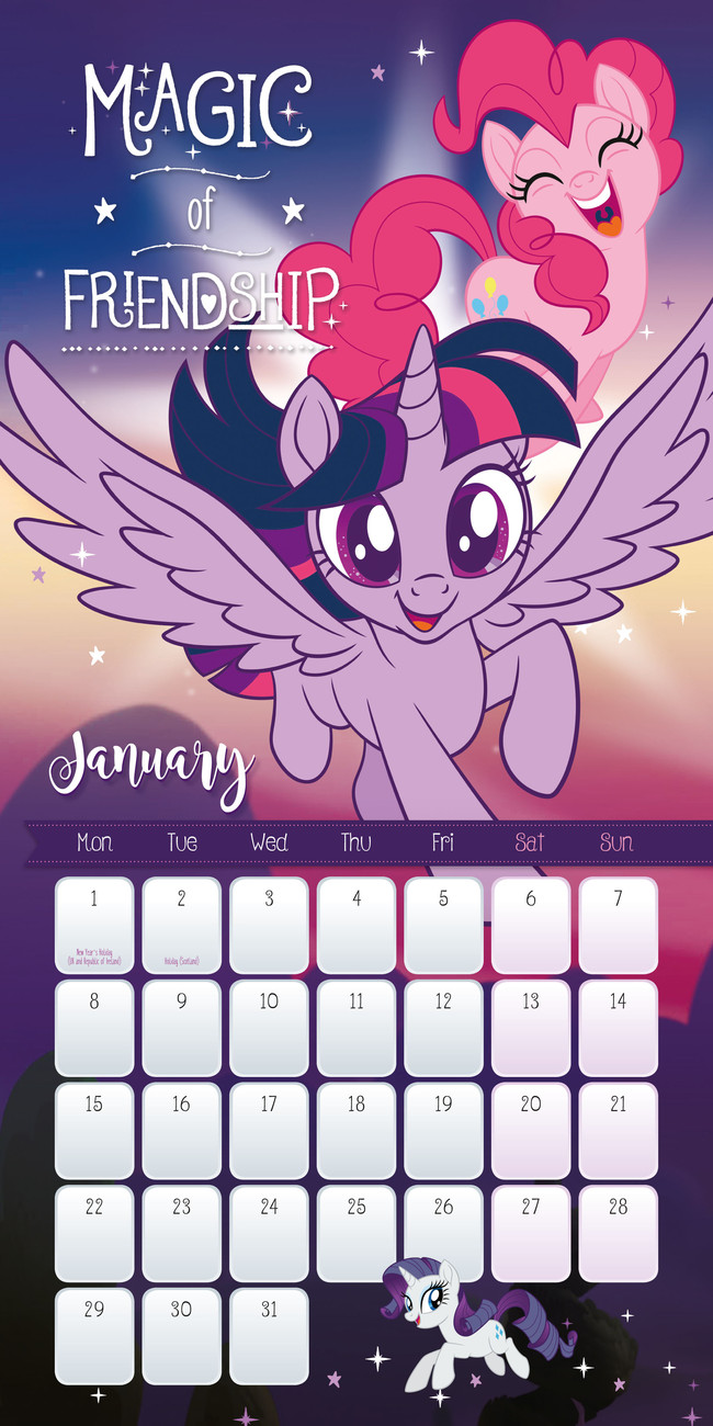 My Little Pony Movie Wandkalender 2018 Kaufen bei Europosters