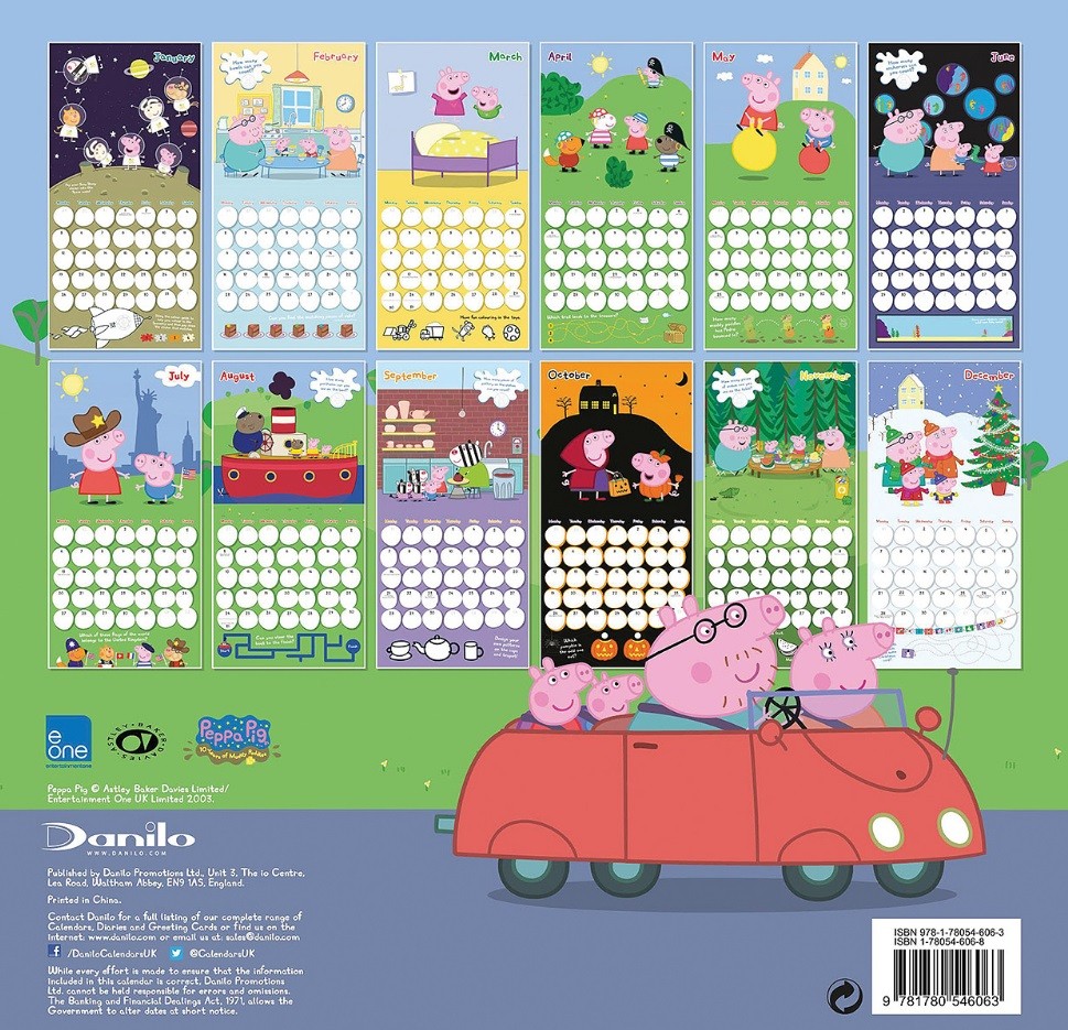 Peppa Wutz - Peppa Pig - Wandkalender 2015 | Kaufen bei Europosters