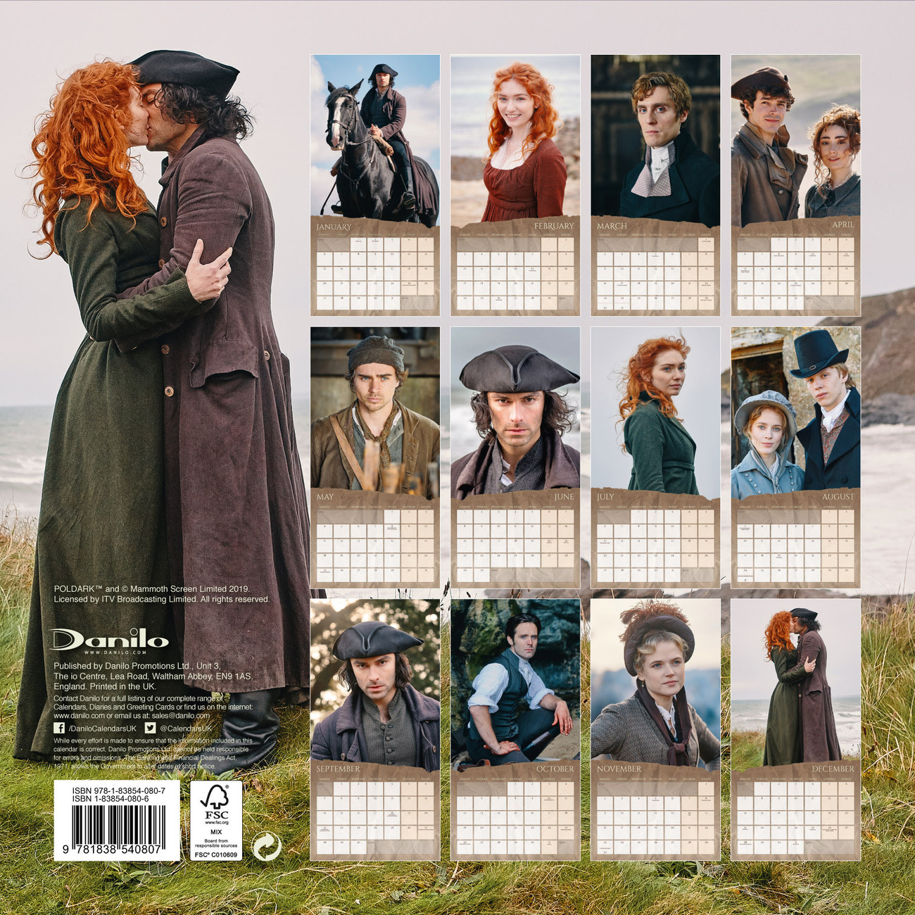 Poldark Wandkalender 2022 bei Europosters