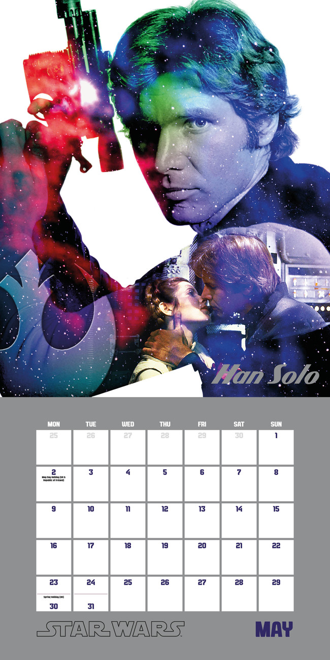Star Wars Classic Edition Wandkalender 2026 Kaufen bei Europosters