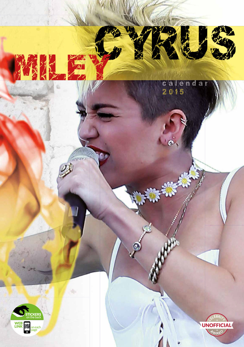 Miley Cyrus - Vægkalendere 2015 Køb på Europosters.dk