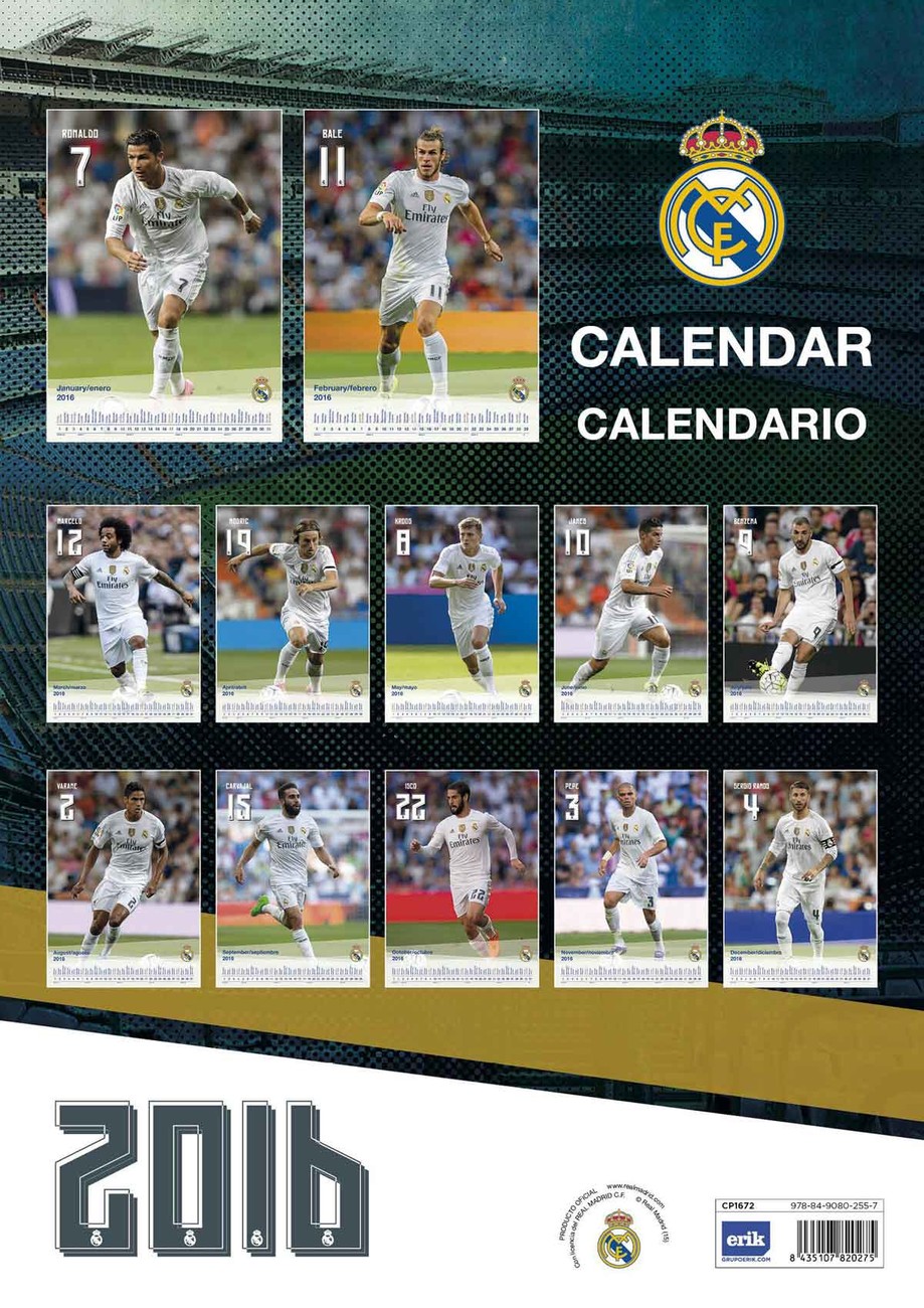 Real Madrid 2016 Kalender 