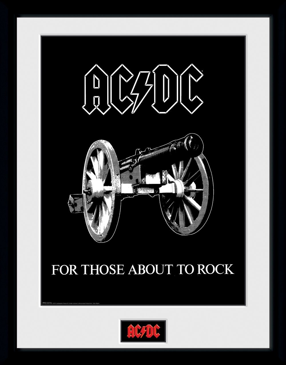 Zaino AC/DC zainetto Musica logo For those about the Rock con effetto vintage 