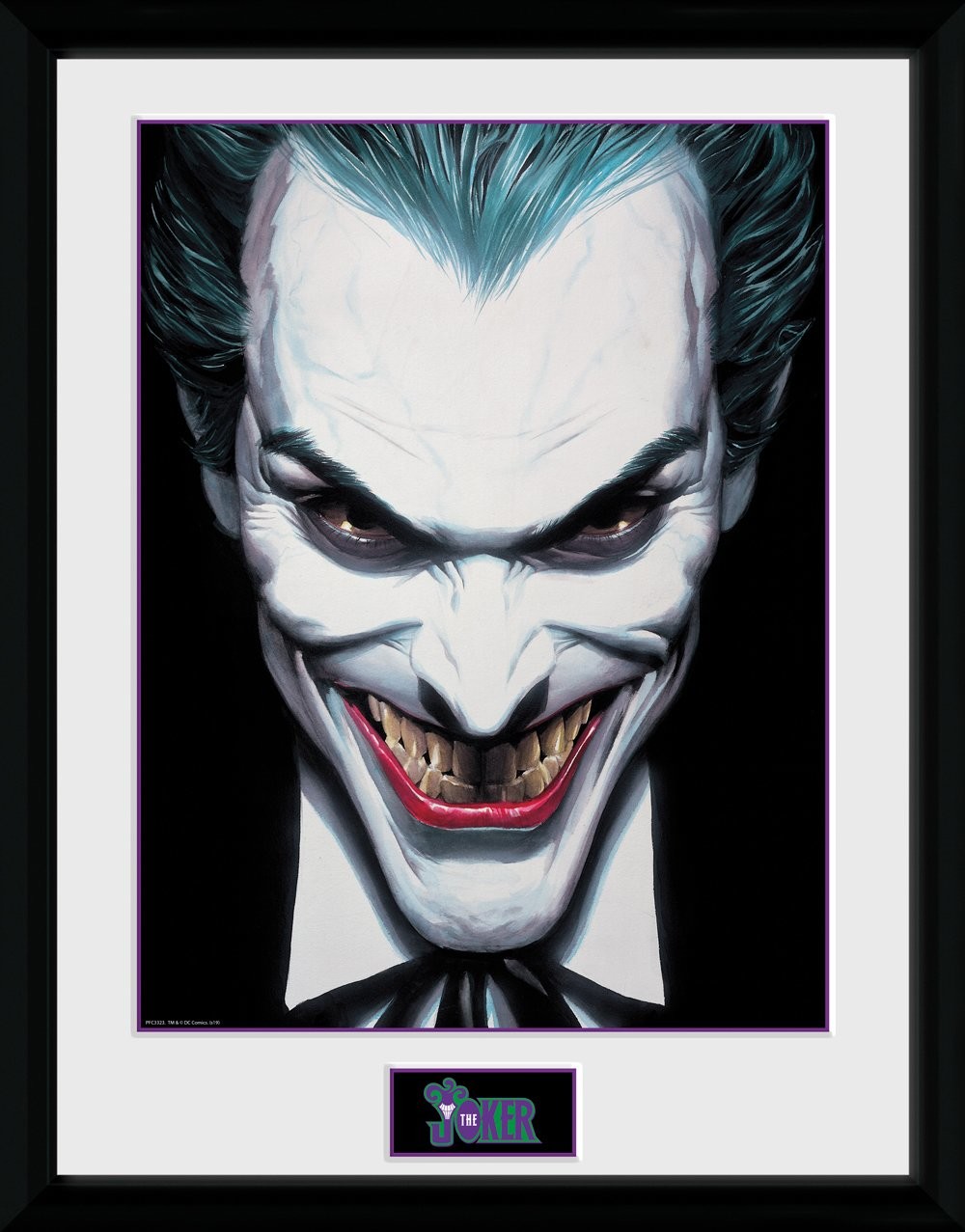 DC Comics - Joker Ross Poster Incorniciato, Quadro su