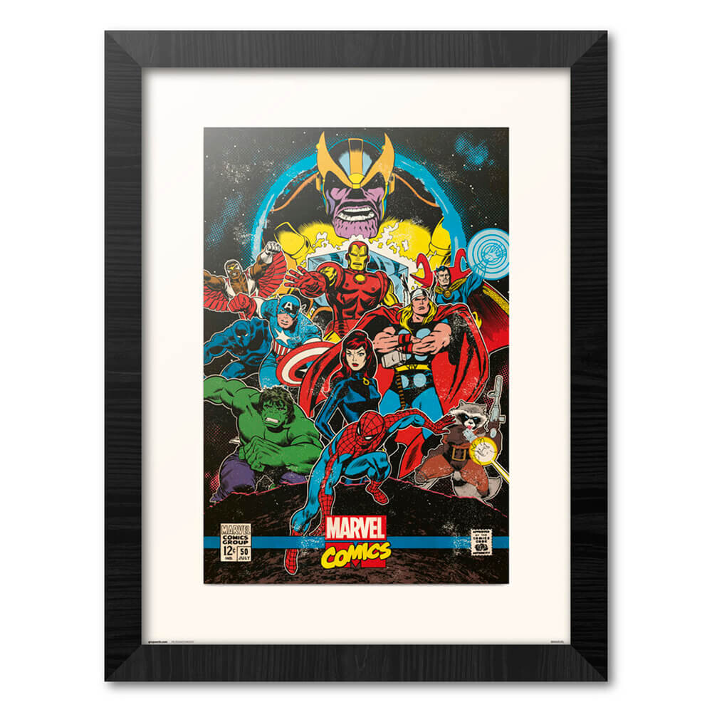 Poster, Quadro Marvel Retro - The Infinity Gauntlet su Europosters