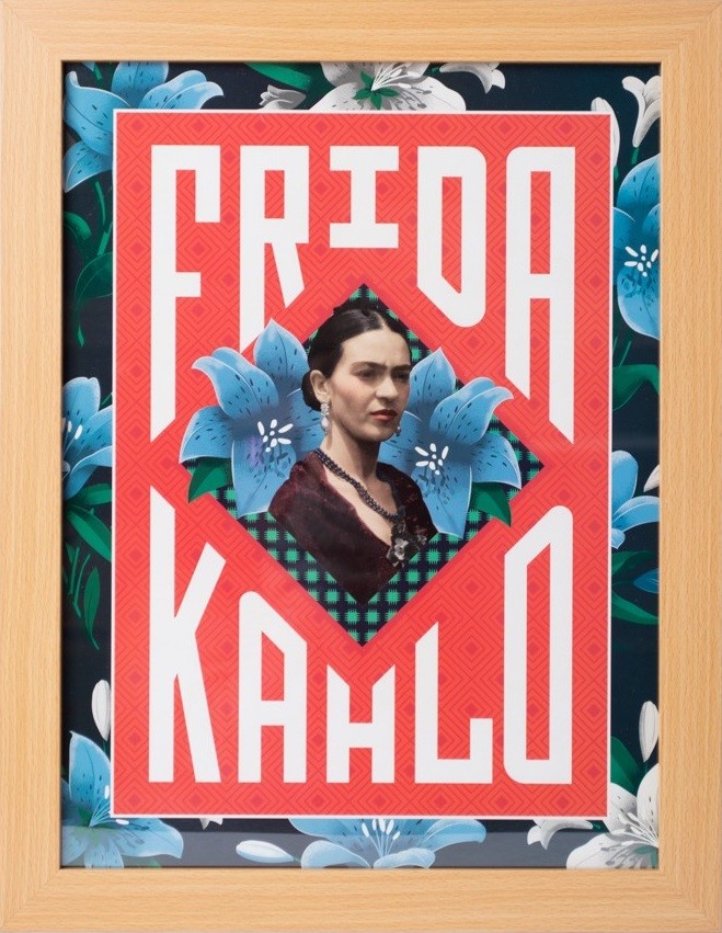 Comprar Frida Kahlo - póster 21x30 con Marco Negro online