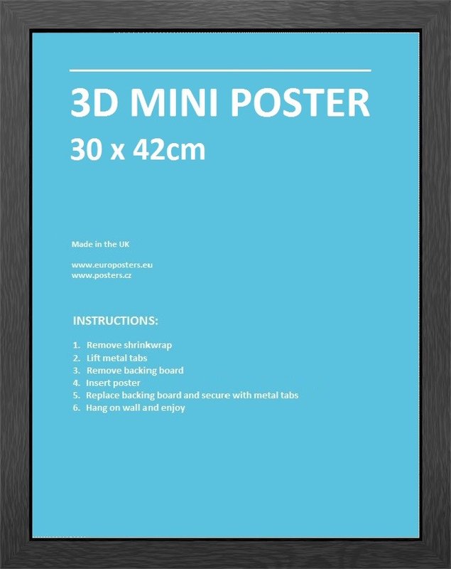 Marco - 3D Mini Póster 30x42 cm - Marcos para pósters